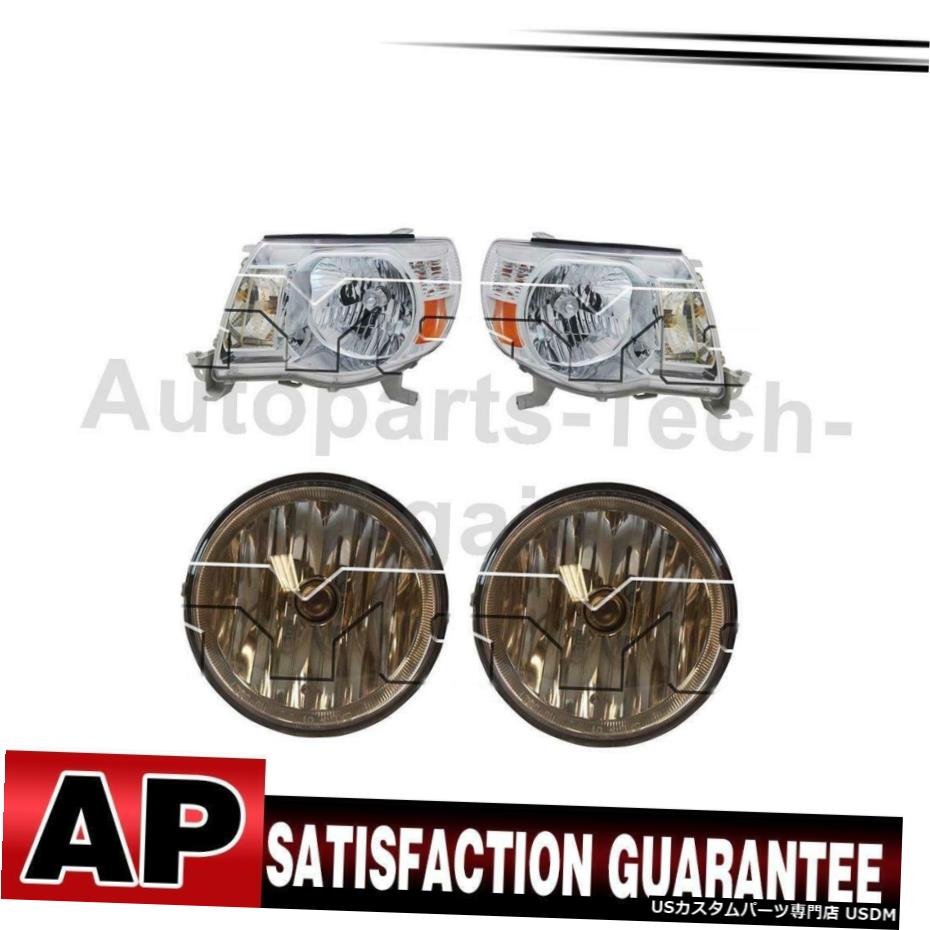 トヨタタコマのために4のTYCヘッドライトアセンブリフォグライトアセンブリは、左右のセット TYC Headlight Assembly Fog Light Assembly Left Right Set Of 4 For Toyota Tacoma 【並行輸入品】
