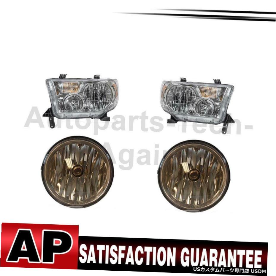 トヨタセコイアのために4のTYCヘッドライトアセンブリフォグライトアセンブリは、左右のセット TYC Headlight Assembly Fog Light Assembly Left Right Set Of 4 For Toyota Sequoia 【並行輸入品】