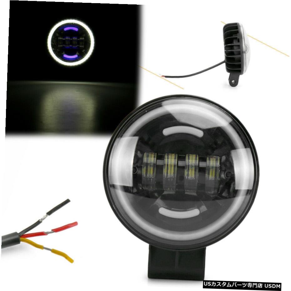 35W 2000LM LEDヘイロー霧スポーツライト昼間の運転作業ランプのためのJEEPラングラー 35W 2000LM LED Halo Fog Sport Lights Daytime Driving Work Lamp For JEEP Wrangler 【並行輸入品】