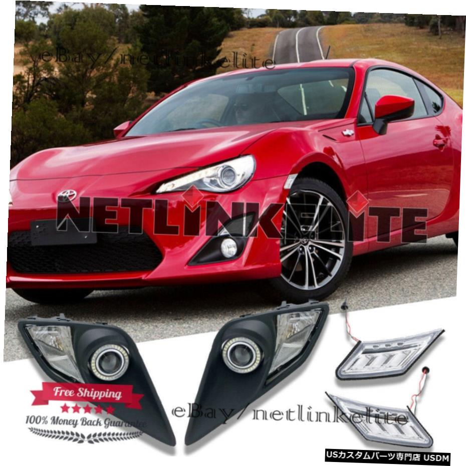 2012-2016サイオンFRSトヨタGT86クリアフォグランプ＆＃038に適合し、サイドマーカーランプコンボを Fit For 2012-2016 Scion FRS Toyota GT86 Clear Fog Lights &Side Marker Lamp Combo 【並行輸入品】 36,322円