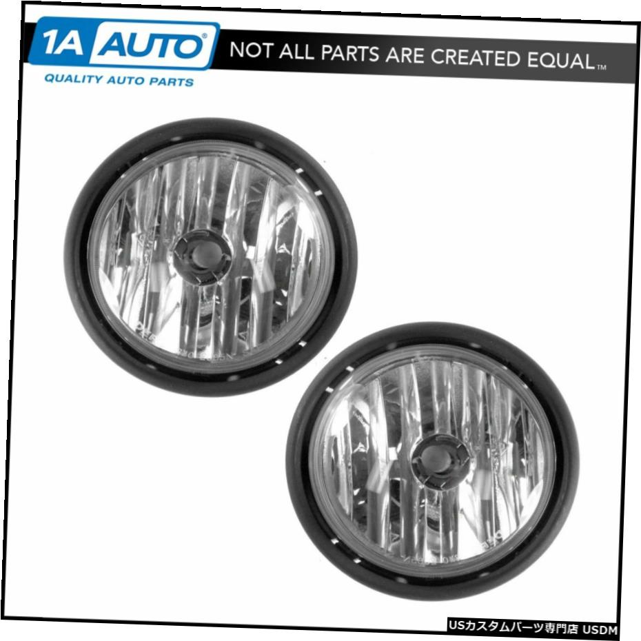 霧ドライビングライトランプ左＆＃038; 01-10フレートライナーコロンビアのための右のペアセット Fog Driving Lights Lamps Left & Right Pair Set for 01-10 Freightliner Columbia 【並行輸入品】