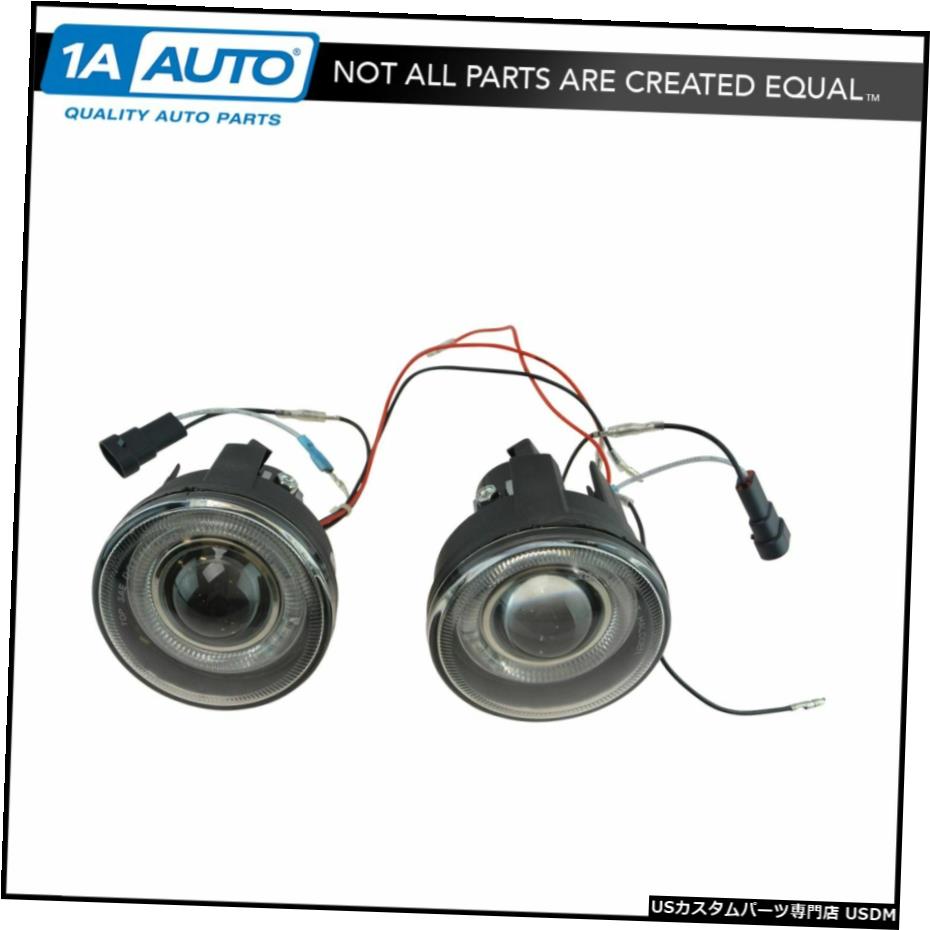 デュランゴ・ダコタのためにパフォーマンスのクリアレンズヘイロープロジェクターフォグランプペアのアップグレード Upgrade Performance Clear Lens Halo Projector Fog Light Pair for Durango Dakota 【並行輸入品】