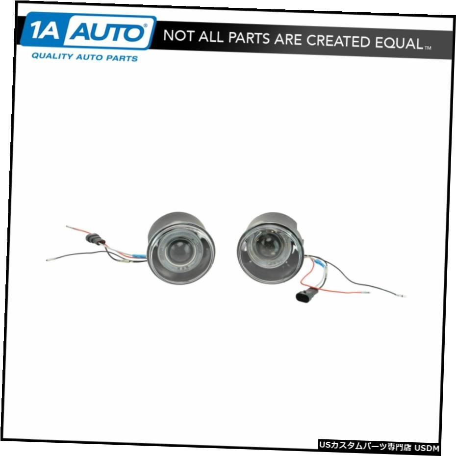 300ダコタグランドチェロキーのためにクリアレンズヘイロープロジェクターフォグランプペアのアップグレード Upgrade Clear Lens Halo Projector Fog Light Pair for 300 Dakota Grand Cherokee 【並行輸入品】