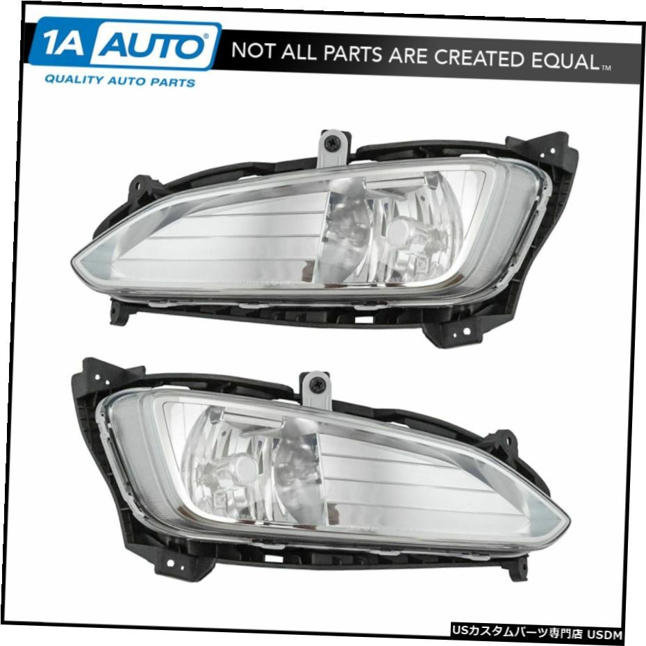 ヒュンダイサンタフェスポーツ用フロントドライビングフォグライトランプアセンブリLH RHキットペア Front Driving Fog Light Lamp Assembly LH RH Kit Pair for Hyundai Sante Fe Sport 【並行輸入品】
