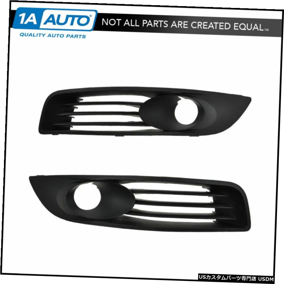 06-11のための2シボレーインパラの霧ライトランプベゼルトリムサラウンドペアセット Fog Light Lamp Bezel Trim Surround Pair Set of 2 for 06-11 Chevy Impala 【並行輸入品】