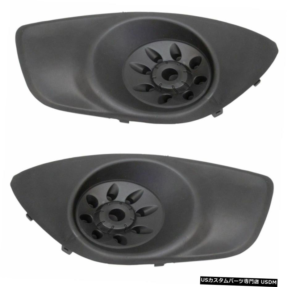 霧ライトランプ10-12ヒュンダイサンタフェSUVの新用ホールカバーLH RHキットペアセット Fog Light Lamp Hole Cover LH RH Kit Pair Set for 10-12 Hyundai Sante Fe SUV New 【並行輸入品】