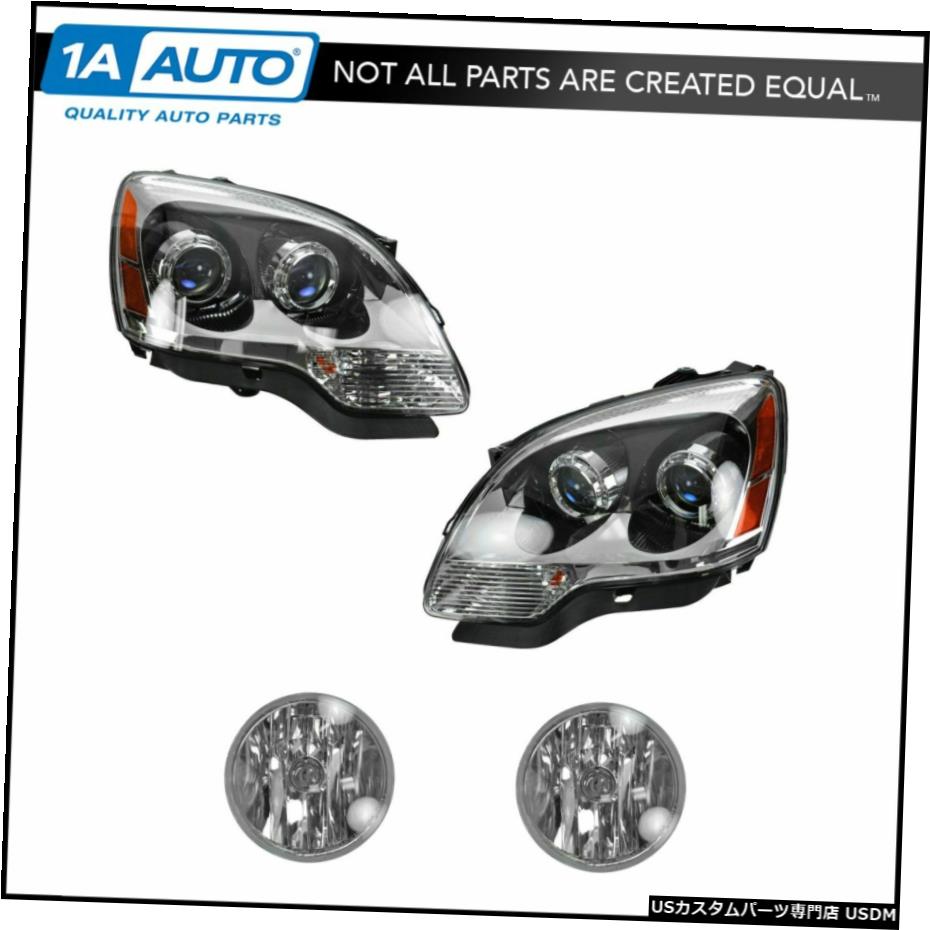GMCアカディアSUVの新4のヘッドライトフォグドライビングライトランプキットLH RHセット Headlight Fog Driving Light Lamp Kit LH RH Set of 4 for GMC Acadia SUV New 【並行輸入品】|カスタムパーツ WORLD倉庫