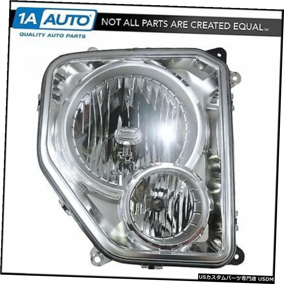 8月12日ジープリバティ用/フォグランプ旅客サイド右RH Wヘッドライトヘッドランプ Headlight Headlamp w/ Fog Light Passenger Side Right RH for 08-12 Jeep Liberty 【並行輸入品】