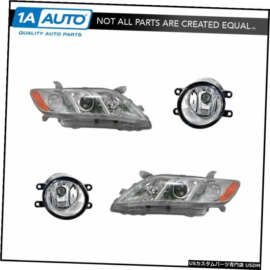 4のヘッドライトフォグドライビングライトランプLH RHキットセット07-09トヨタカムリ新のための Headlight Fog Driving Light Lamp LH RH Kit Set of 4 for 07-09 Toyota Camry New 【並行輸入品】