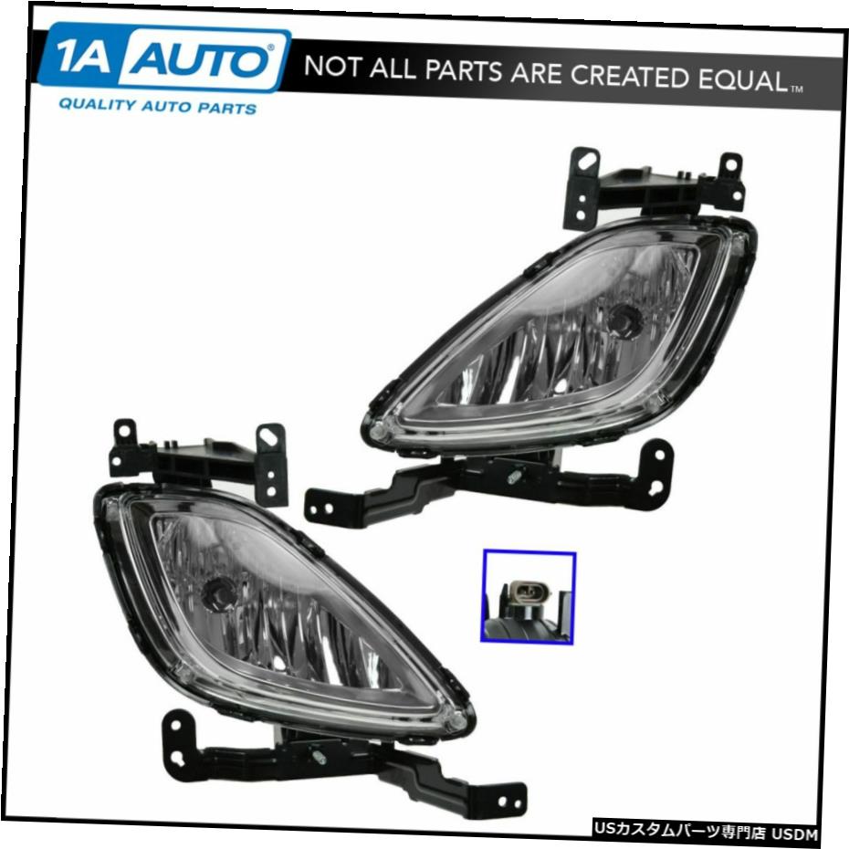霧ドライビングライトランプペアセットキットは11-13ヒュンダイエラントラセダン新に適合します Fog Driving Light Lamp Pair Set Kit Fits 11-13 Hyundai Elantra Sedan New 【並行輸入品】