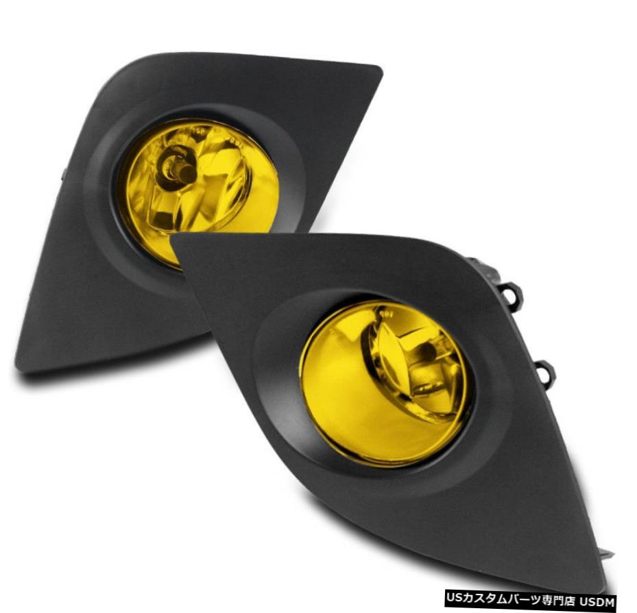 2014 2015 2016トヨタカローラECO CE L LE YELLOWフロントバンパーフォグランプW / COVER 2014 2015 2016 TOYOTA COROLLA ECO CE L LE YELLOW FRONT BUMPER FOG LIGHTS W/COVER 【並行輸入品】