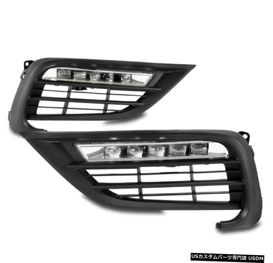 2019 2020 2021ホンダインサイトバンパーLEDクロームフォグランプランプのw /ハーネスセット For 2019 2020 2021 Honda Insight Bumper LED Chrome Fog Lights Lamp w/Harness Set 【並行輸入品】