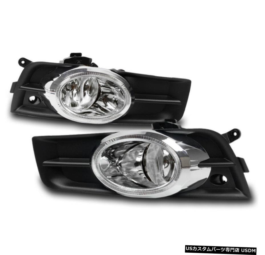 2009-2014 CHEVYクルーズCLEAR BUMPER FOG LIGHT +スイッチ+ CHROME / BLACK BEZEL 2010 2011 2009-2014 CHEVY CRUZE CLEAR BUMPER FOG LIGHT+SWITCH+CHROME/BLACK BEZEL 2010 2011 【並行輸入品】