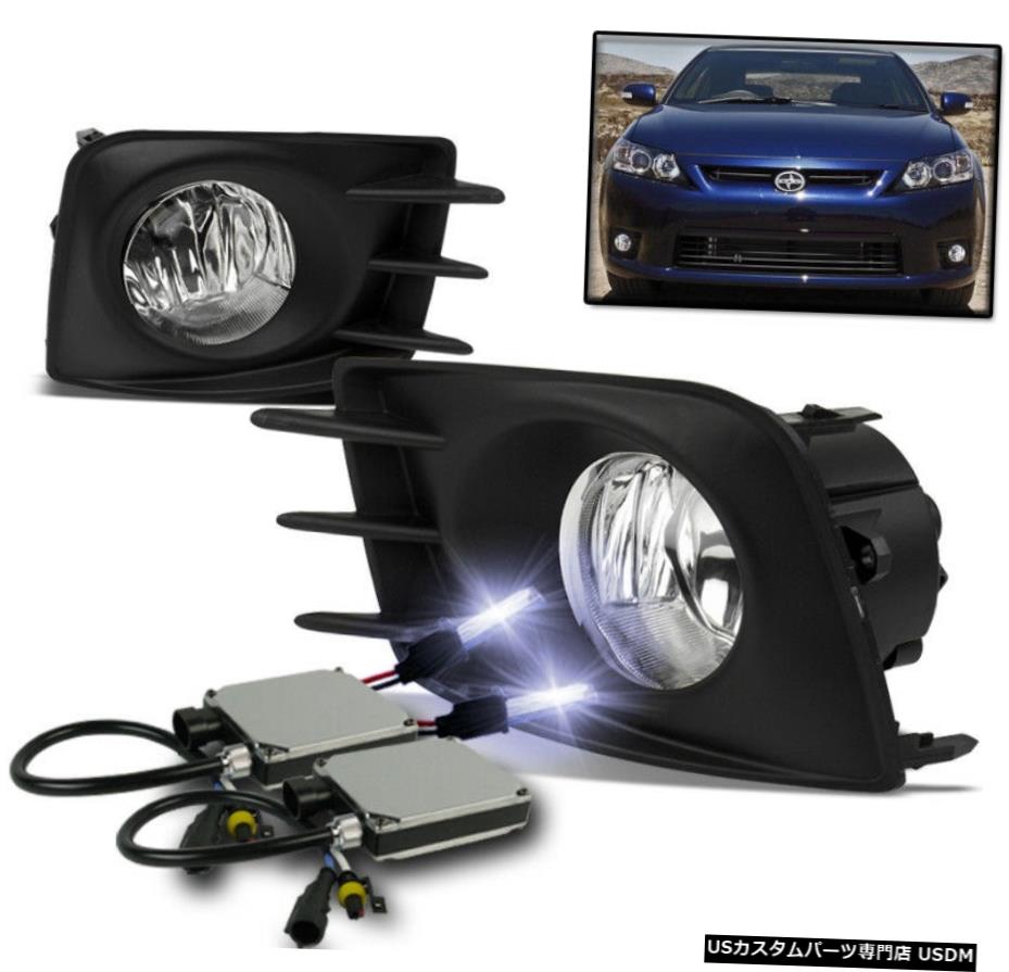 2011 2012 2013 SCION TC CLEAR BUMPER DRIVINGフォグランプクローム+ハーネスW / 10K HID 2011 2012 2013 SCION TC CLEAR BUMPER DRIVING FOG LIGHTS CHROME+HARNESS W/10K HID 【並行輸入品】