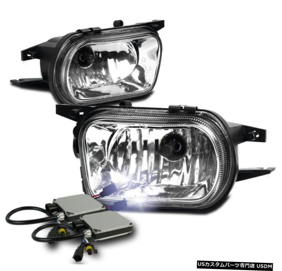 2001-2006メルセデス・ベンツ・CクラスW203 CHROMEバンパーフォグランプLAMPS W / 10000K HID 2001-2006 MERCEDES-BENZ C-CLASS W203 CHROME BUMPER FOG LIGHTS LAMPS W/10000K HID 【並行輸入品】