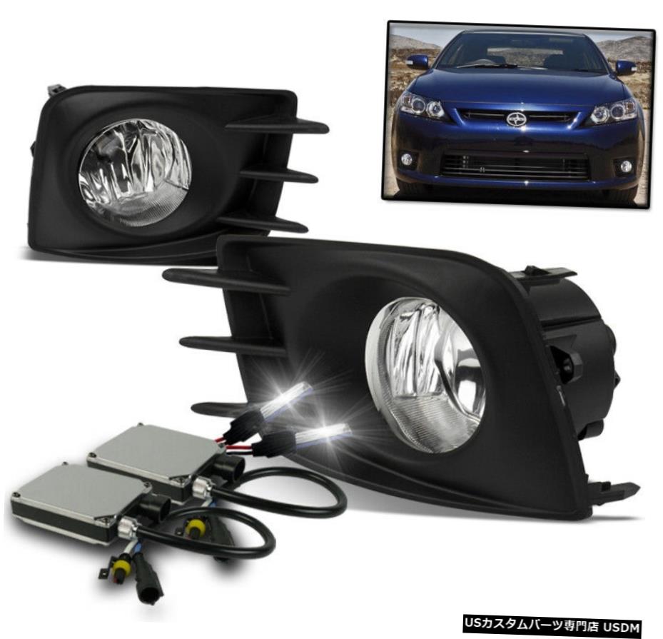 2011 2012 2013 SCION TC CLEAR BUMPER DRIVINGフォグランプクローム+ HARNESS + 6000K HID 2011 2012 2013 SCION TC CLEAR BUMPER DRIVING FOG LIGHTS CHROME+HARNESS+6000K HID 【並行輸入品】