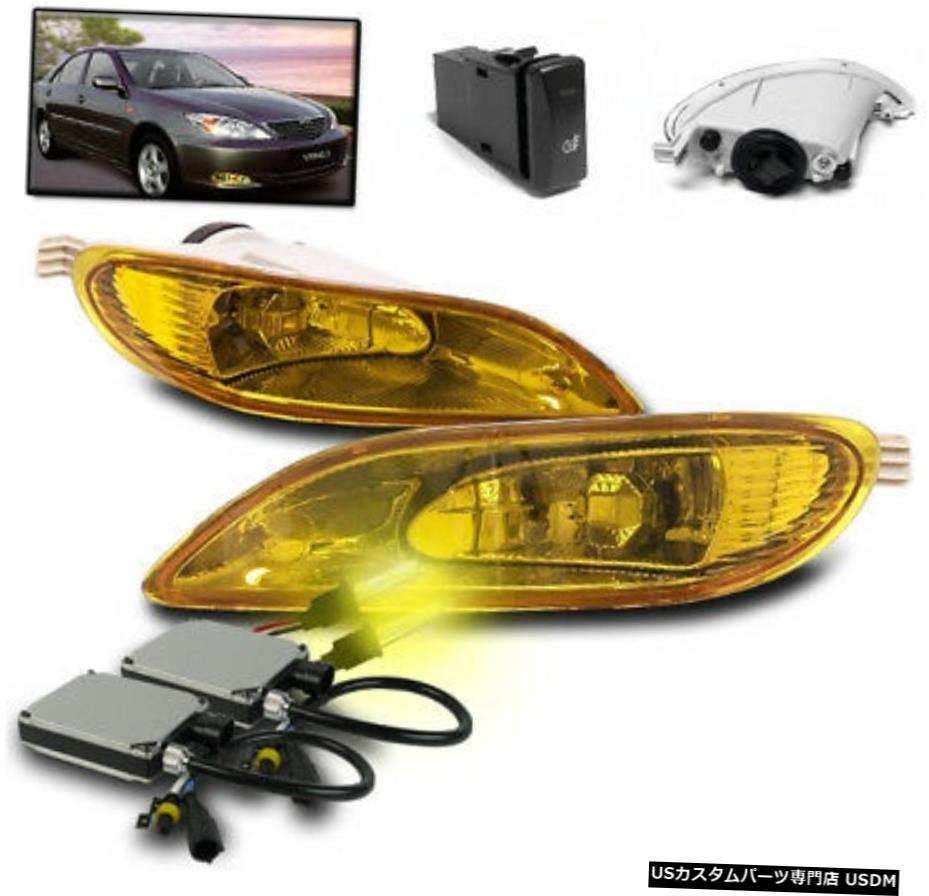 05から08カローラ/ 02-04トヨタカムリ/ SOLARA YELLOW BUMPER FOG LIGHT +ハーネスW / 3K HID 05-08 COROLLA/02-04 TOYOTA CAMRY/SOLARA YELLOW BUMPER FOG LIGHT+HARNESS W/3K HID 【並行輸入品】