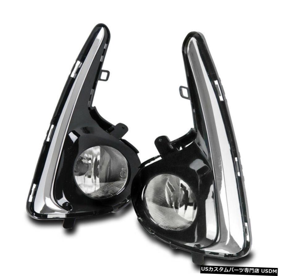 2018 2019 TOYOTA YARISハッチバックFRONT BUMPER CHROME FOG LIGHT + BEZEL +ハーネス用 FOR 2018 2019 TOYOTA YARIS HATCHBACK FRONT BUMPER CHROME FOG LIGHT+BEZEL+HARNESS 【並行輸入品】
