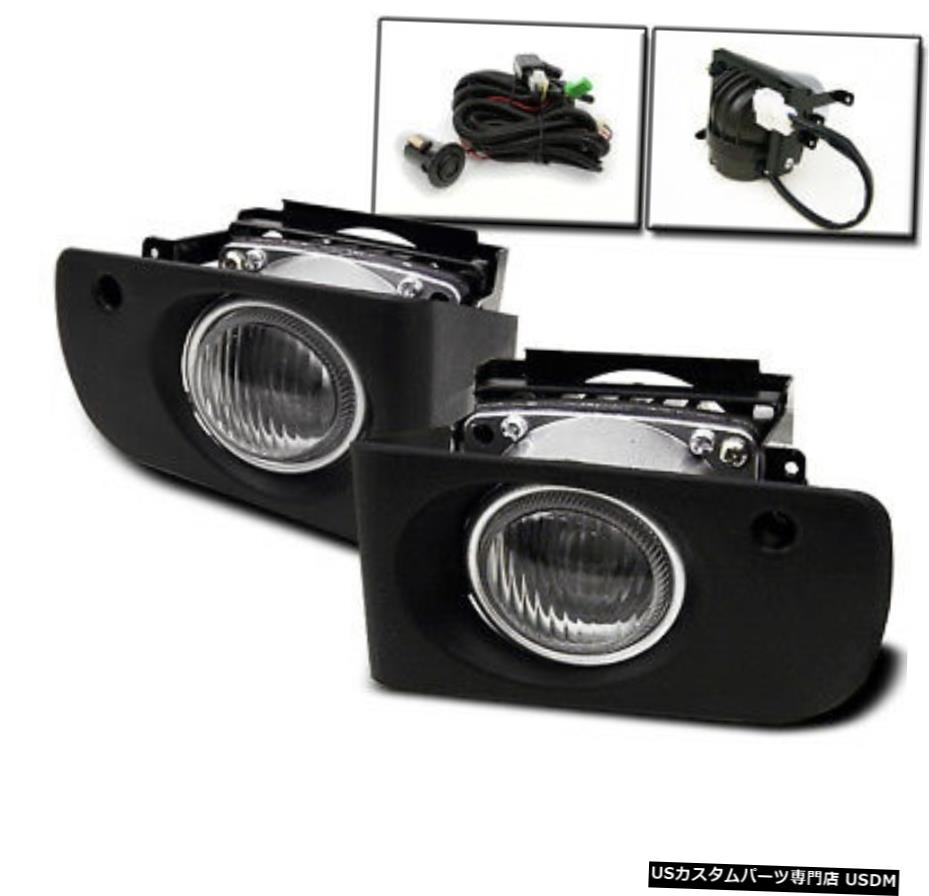 1994-1997 ACURA INTEGRA 2 / 4DR BUMPER CHROME CLEAR FOG LIGHT W / HARNESS +スイッチの FOR 1994-1997 ACURA INTEGRA 2/4DR BUMPER CHROME CLEAR FOG LIGHT W/HARNESS+SWITCH 【並行輸入品】