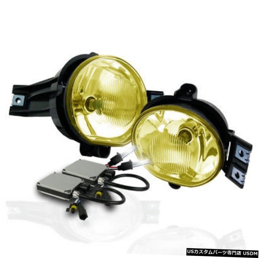 DODGE 2002-08 RAM / 2004-06 DURANGO BUMPER DRIVING YELLOW FOG LIGHT + 6000K HID LAMP DODGE 2002-08 RAM/2004-06 DURANGO BUMPER DRIVING YELLOW FOG LIGHT+6000K HID LAMP 【並行輸入品】