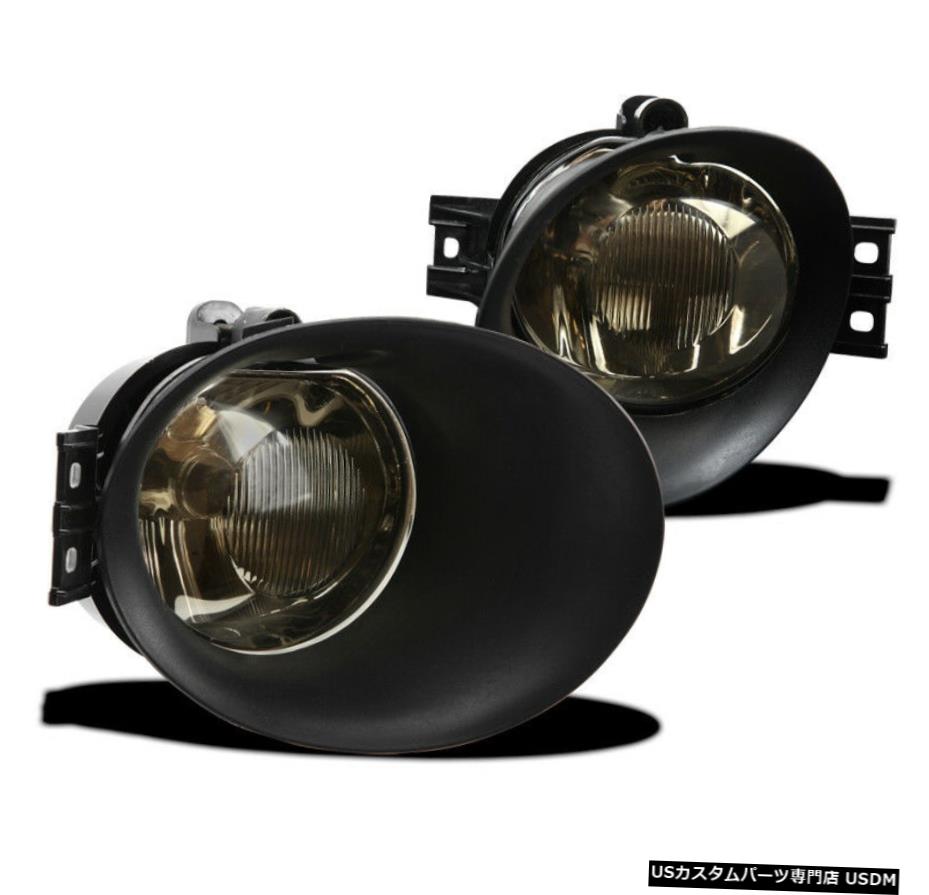DODGE 2002-2008 RAM 1500/2003年から2009年2500年3500 SMOKE BUMPERフォグランプ+ BLACK BEZEL DODGE 2002-2008 RAM 1500/2003-2009 2500 3500 SMOKE BUMPER FOG LIGHTS+BLACK BEZEL 【並行輸入品】