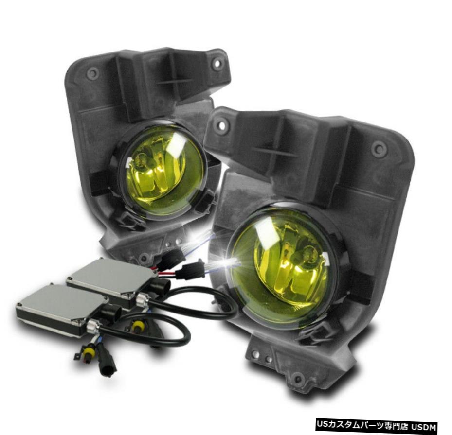 2011-2015 FORD EXPLORER LOWER BUMPER YELLOW DRIVING FOG LIGHT +ブラケット+ 6K HID SET 2011-2015 FORD EXPLORER LOWER BUMPER YELLOW DRIVING FOG LIGHT+BRACKET+6K HID SET 【並行輸入品】