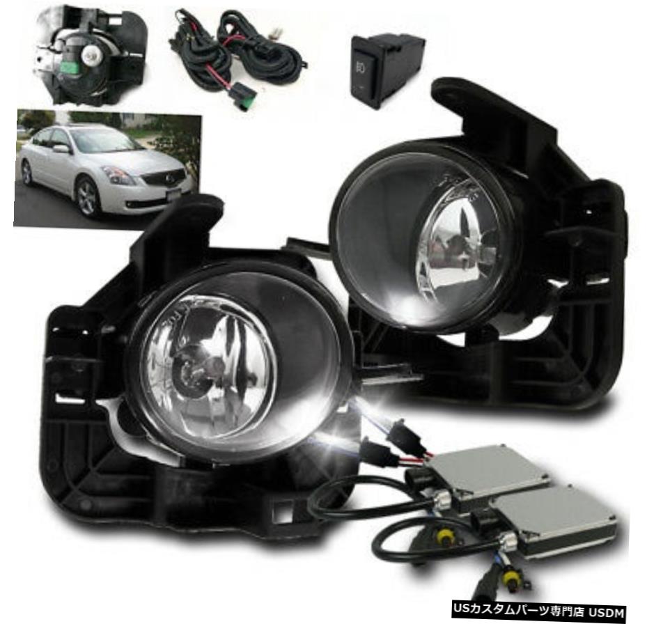 LOWER BUMPERフォグランプクロームW / 6K HID SET 2007 2008 2009 ALTIMA 4DRセダンFOR LOWER BUMPER FOG LIGHTS CHROME W/6K HID SET FOR 2007 2008 2009 ALTIMA 4DR SEDAN 【並行輸入品】