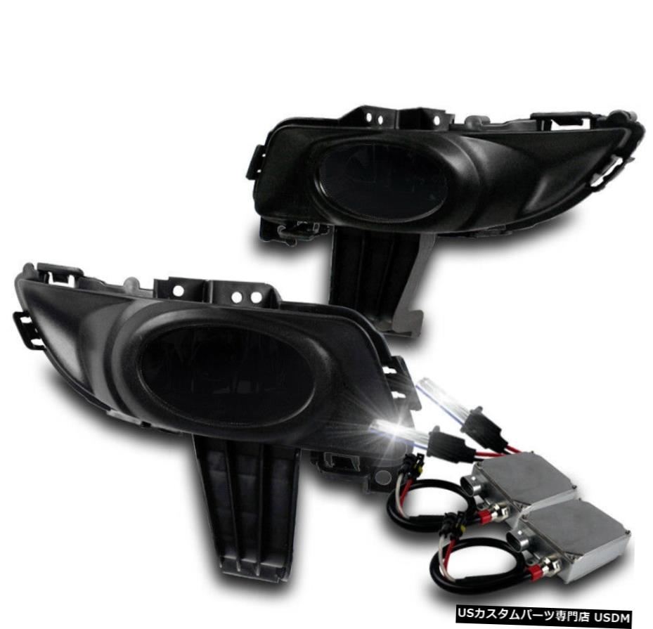 2004 2005 2006 MAZDA 3 4DRフロントバンパーフォグランプSMOKE + 50W 8000KキセノンHID SET 2004 2005 2006 MAZDA 3 4DR FRONT BUMPER FOG LIGHTS SMOKE+50W 8000K XENON HID SET 【並行輸入品】