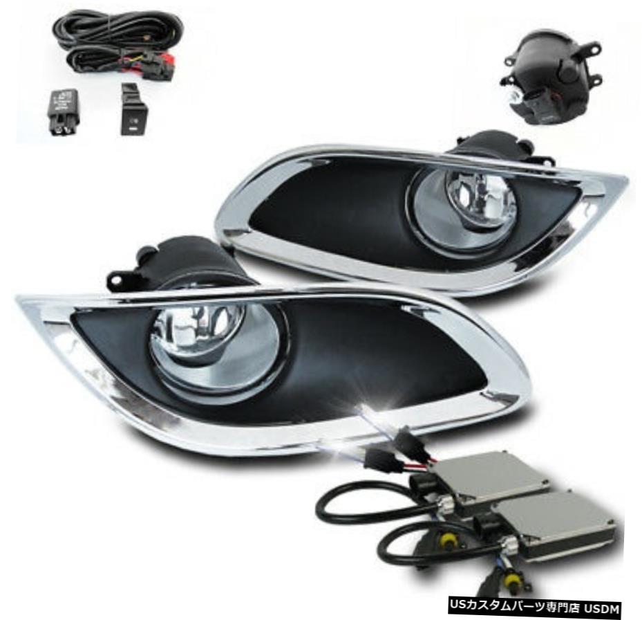2009-2011トヨタヤリス2 / 3DR JDMバンパーフォグランプLAMP + 8000K HID +スイッチ+ハーネス 2009-2011 TOYOTA YARIS 2/3DR JDM BUMPER FOG LIGHTS LAMP+8000K HID+SWITCH+HARNESS 【並行輸入品】