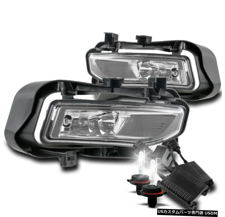2017-2018 KICKS PAIR FOR BUMPER CHROME FOG LIGHTS LAMP +のSWITCH W / 50W 8K XENON HID BUMPER CHROME FOG LIGHTS LAMP+SWITCH W/50W 8K XENON HID FOR 2017-2018 KICKS PAIR 【並行輸入品】