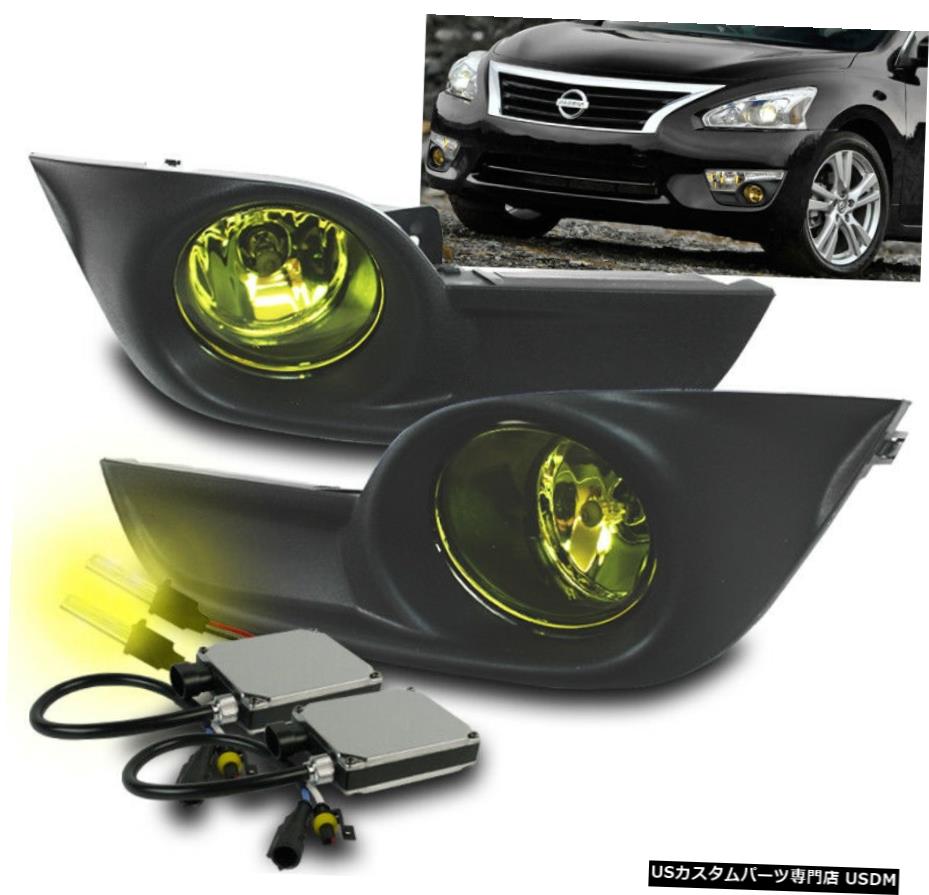 2013-2015 ALTIMA 4DRセダンFOR YELLOW BUMPER FOG LIGHT + BEZEL +ハーネスW / 3000K HID YELLOW BUMPER FOG LIGHT+BEZEL+HARNESS W/3000K HID FOR 2013-2015 ALTIMA 4DR SEDAN 【並行輸入品】 41,470円