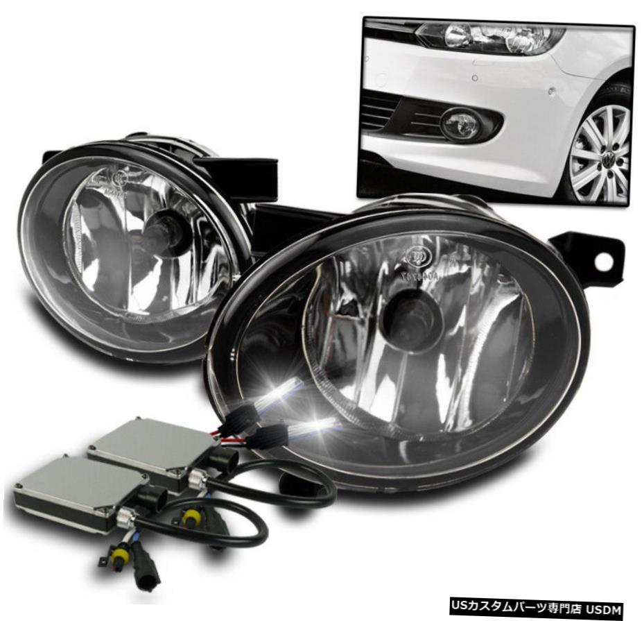 2010-2014 VW GOLF JETTA MK6 CHROME BUMPER DRIVINGフォグランプ+ 8000KキセノンHID NEW 2010-2014 VW GOLF JETTA MK6 CHROME BUMPER DRIVING FOG LIGHTS+8000K XENON HID NEW 【並行輸入品】