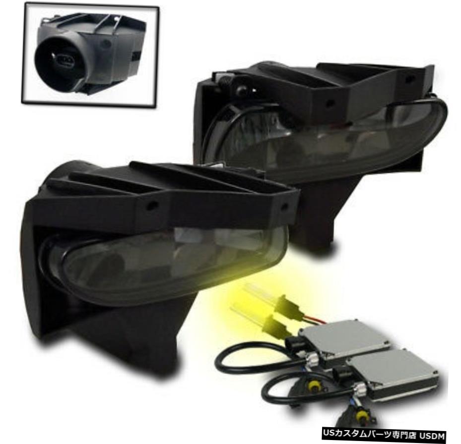 1999-2004フォードマスタングV8 GTバンパーSMOKE DRIVING FOGライトランプW / 3000K HID L + R 1999-2004 FORD MUSTANG V8 GT BUMPER SMOKE DRIVING FOG LIGHT LAMP W/3000K HID L+R 【並行輸入品】