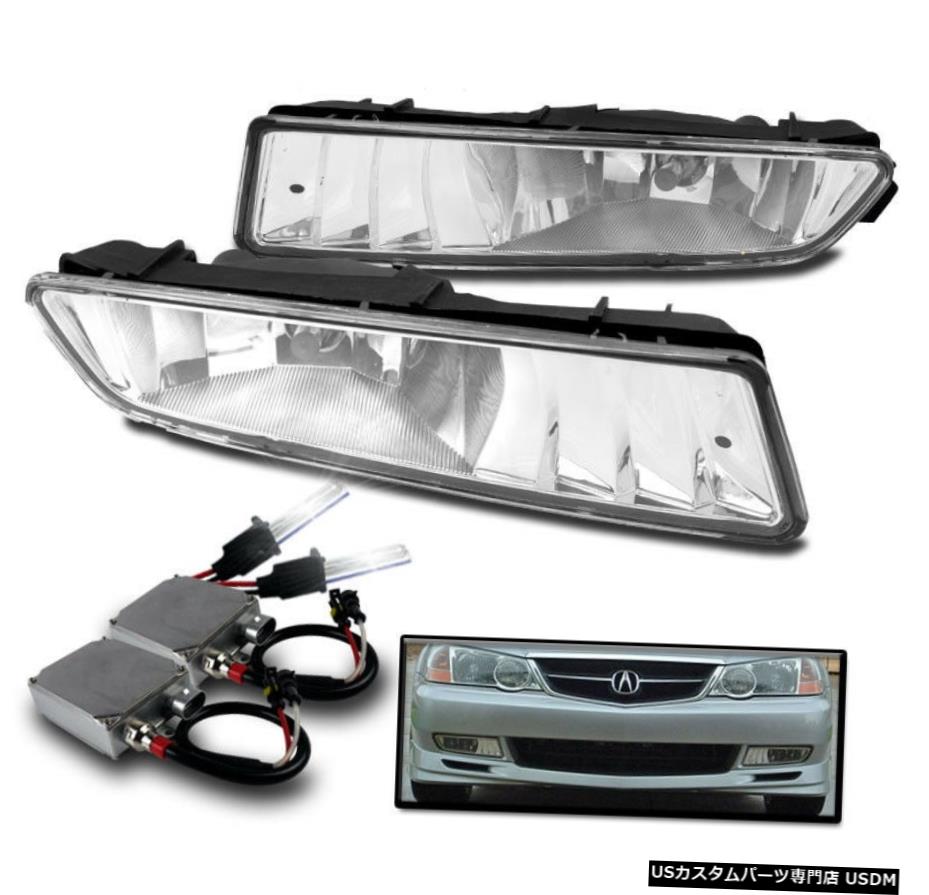 2002-2003 ACURA TL CHROME FRONT BUMPER DRIVING FOG LIGHTS W / 50W 6K XENON HID FOR FOR 2002-2003 ACURA TL CHROME FRONT BUMPER DRIVING FOG LIGHTS W/50W 6K XENON HID 【並行輸入品】