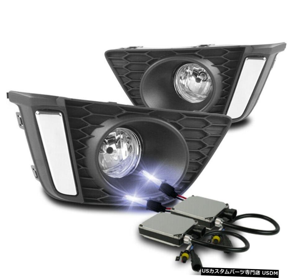2015-2017 HONDA FIT JAZZ DRIVING FOG LIGHT CHROME LAMP + BEZEL W / 10K XENON HID FOR FOR 2015-2017 HONDA FIT JAZZ DRIVING FOG LIGHT CHROME LAMP+BEZEL W/10K XENON HID 【並行輸入品】