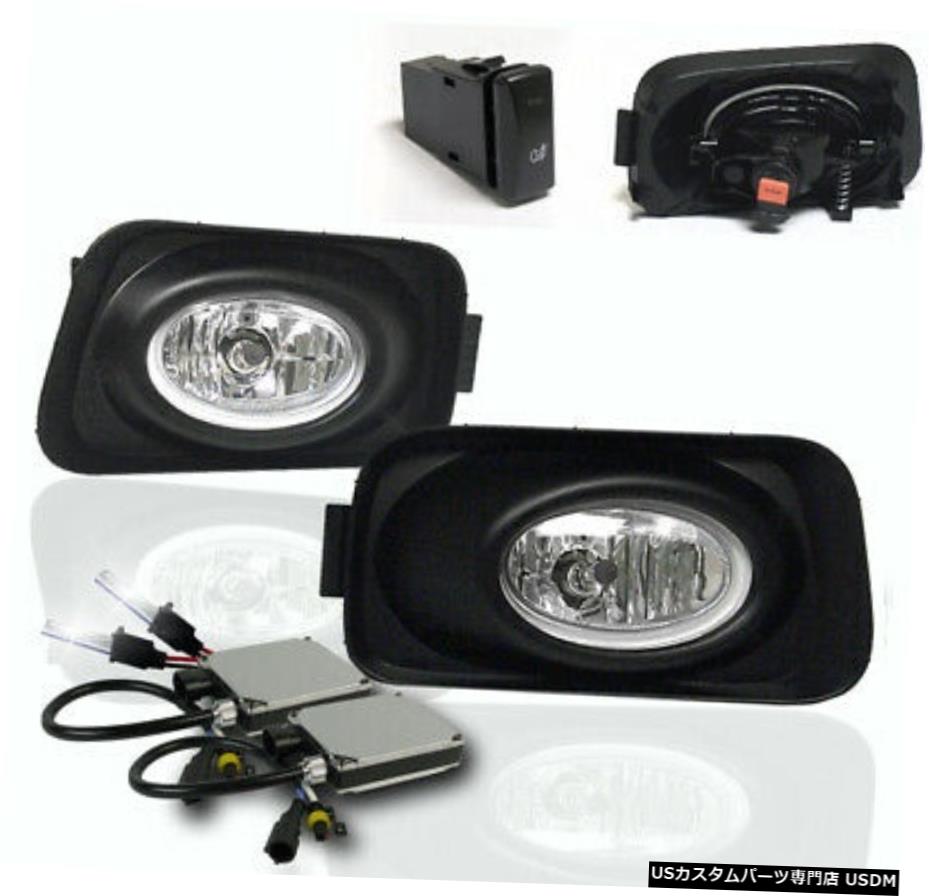2004-2005 FOR ACURA TSX LOWER BUMPER CHROME FOG LIGHT LAMP + 6K XENON HID KIT PAIR FOR 2004-2005 ACURA TSX LOWER BUMPER CHROME FOG LIGHT LAMP+6K XENON HID KIT PAIR 【並行輸入品】