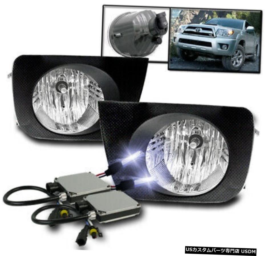 2006 2007 2008 2009トヨタ・ハイラックスサーフFRONT BUMPER CHROME FOG LIGHT + HARNESS + 10K HID 2006 2007 2008 2009 TOYOTA 4RUNNER FRONT BUMPER CHROME FOG LIGHT+HARNESS+10K HID 【並行輸入品】