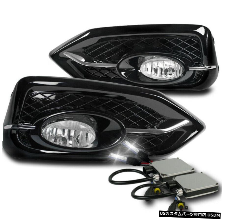 2014-2015 FOR HONDA CIVIC COUPE CHROME BUMPER FOG LIGHT + GLOSS BLACK BEZEL + 6K HID FOR 2014-2015 HONDA CIVIC COUPE CHROME BUMPER FOG LIGHT+GLOSS BLACK BEZEL+6K HID 【並行輸入品】