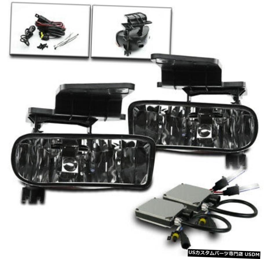 1999年から1902年SILVERADO / 2000-06 SUBURBAN TAHOE BUMPER FOG LIGHT +スイッチ+ 6000KキセノンHID 1999-02 SILVERADO/2000-06 SUBURBAN TAHOE BUMPER FOG LIGHT+SWITCH+6000K XENON HID 【並行輸入品】