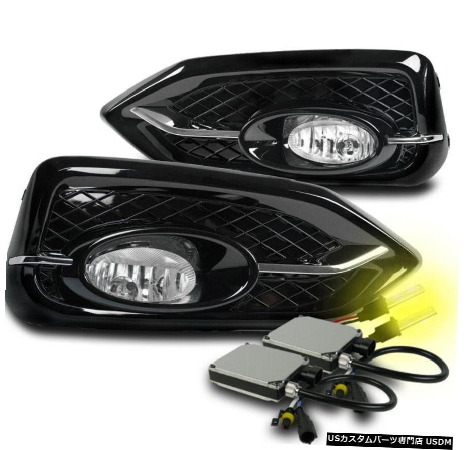 2014-2015 HONDA CIVIC COUPE 2D CHROME FOG LIGHTS W / GLOSS BLACK BEZEL + 3K HID FOR FOR 2014-2015 HONDA CIVIC COUPE 2D CHROME FOG LIGHTS W/GLOSS BLACK BEZEL+3K HID 【並行輸入品】