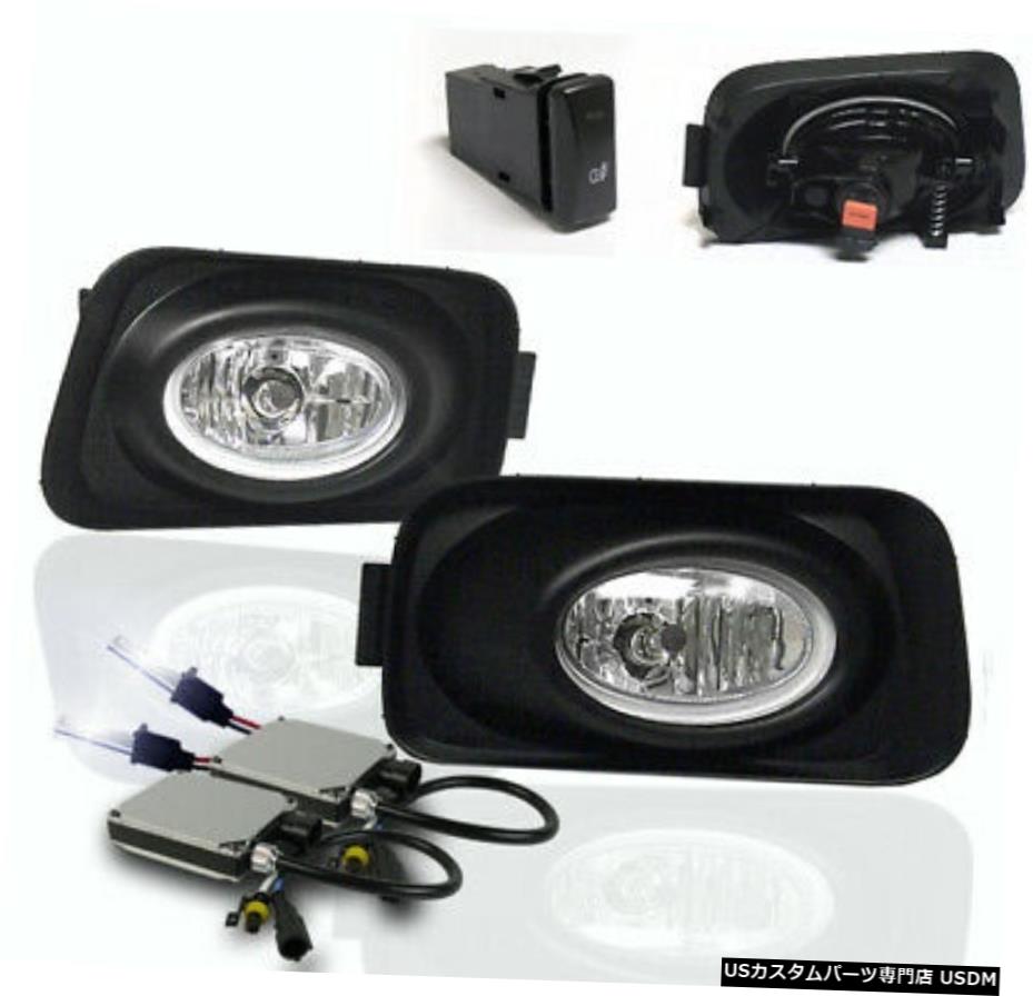 2004-2005 FOR ACURA TSXセダンFRONT BUMPER CHROME FOG LIGHT LAMP + 8000KキセノンHID FOR 2004-2005 ACURA TSX SEDAN FRONT BUMPER CHROME FOG LIGHT LAMP+8000K XENON HID 【並行輸入品】
