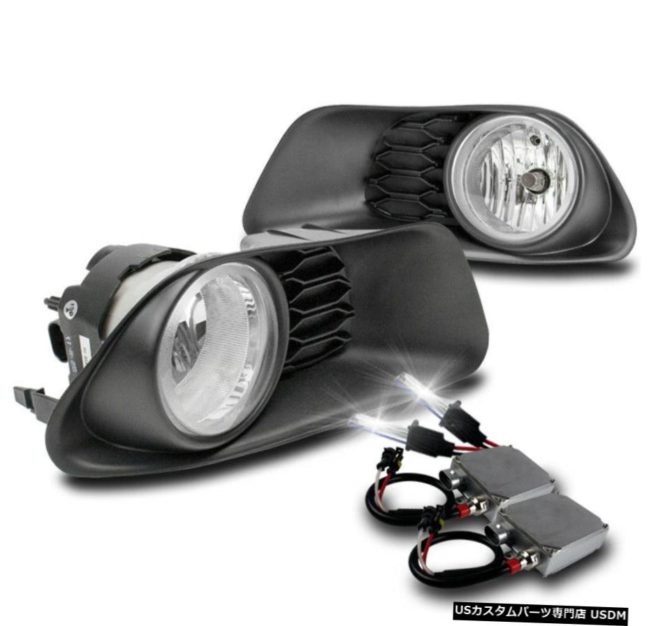 2011-2016 DODGE GRAND CARAVAN CHROME BUMPER DRIVINGフォグランプ+ 50W 6K XENON HID 2011-2016 DODGE GRAND CARAVAN CHROME BUMPER DRIVING FOG LIGHTS+ 50W 6K XENON HID 【並行輸入品】