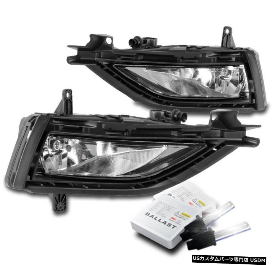 2018-2020のためのフォルクスワーゲンゴルフSportWagenバンパークロームフォグランプワット/ 6KキセノンHID For 2018-2020 Volkswagen Golf SportWagen Bumper Chrome Fog Lights w/6K Xenon HID 【並行輸入品】