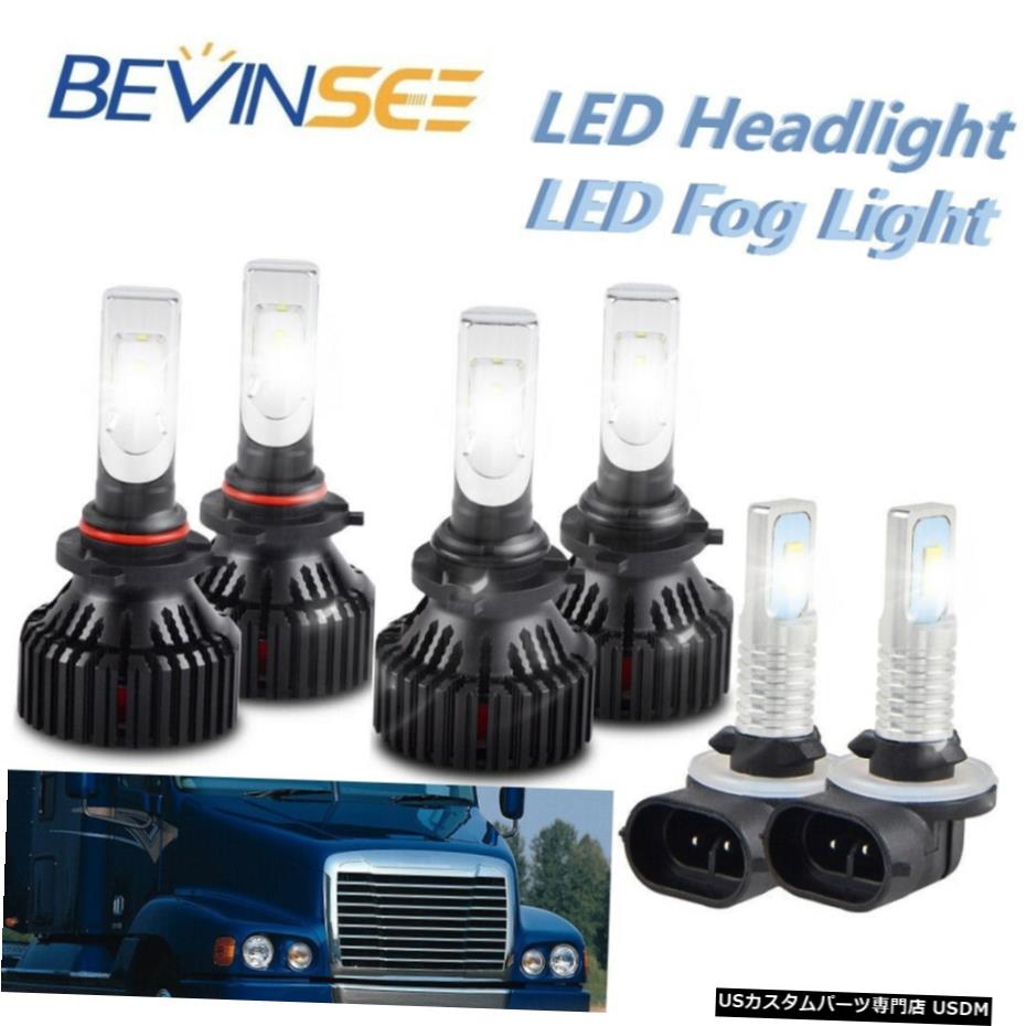 はめあいフレートライナーコロナド2013-2018 LED 9005 9006 881個のヘッドライトフォグ電球 Fits Freightliner Coronado 2013-2018 LED 9005 9006 881 Headlight Fog Light Bulbs 【並行輸入品】