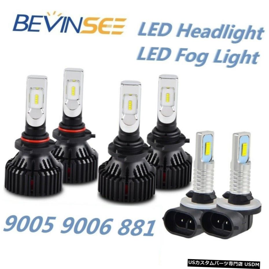 フレートライナーM2 112 11-17 6 LEDヘッドライト高低ビームフォグライトコンボ電球 6 LED Headlight High Low Beam Fog Light Combo Bulb For Freightliner M2 112 11-17 【並行輸入品】
