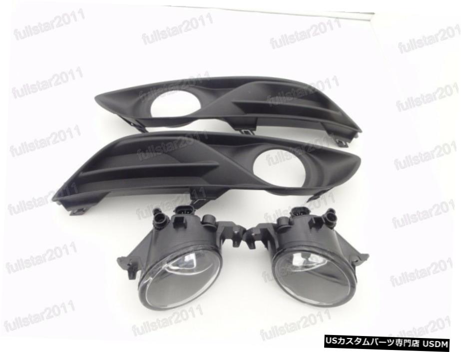 左&日産セントラ2013-2015のための右フォグライトドライビングランプ+カバーキット Left & Right Fog Light Driving Lamp + Cover Kit for Nissan Sentra 2013-2015 【並行輸入品】