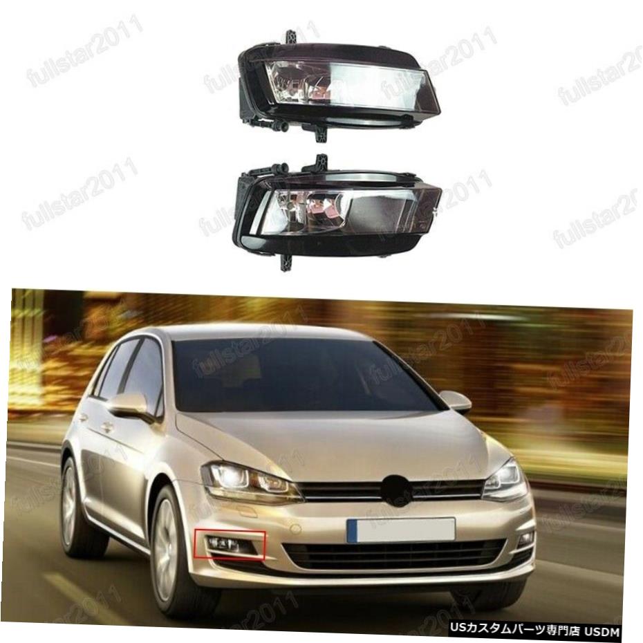 ライト・ランプ-本命ギフト 左+右フォグランプランプクリアレンズペアのVW MK7ゴルフVII 7 2013年から2016年 Left+ Right  Fog Lights Lamps Clear Lens Pair For VW MK7 Golf VII 7 2013-2016 -  galvapno.com.ua