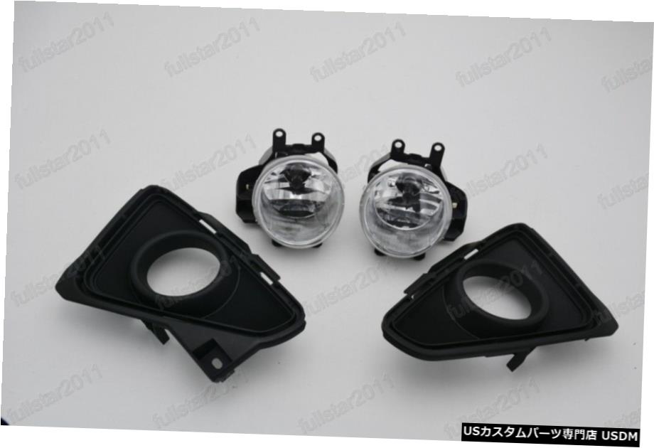 フロントバンパークリアレンズのフォグランプのw / TOYOTA RAV4 2016年から2018年のカバーキット Front Bumper Clear Lens Fog Lights w/Covers Kits For TOYOTA RAV4 2016-2018 【並行輸入品】