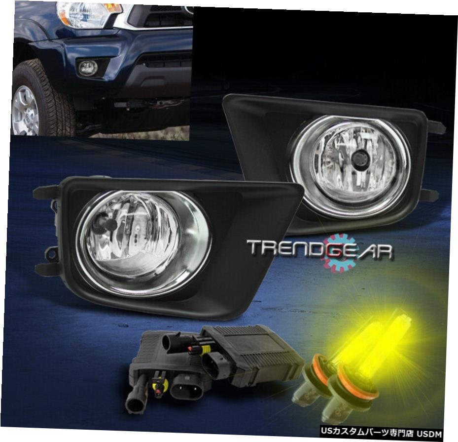 12-15 TOYOTA TACOMA BUMPER DRIVING FOG LIGHT + 3K HID + CHROMEトリムカバー+スイッチの FOR 12-15 TOYOTA TACOMA BUMPER DRIVING FOG LIGHT+3K HID+CHROME TRIM COVER+SWITCH 【並行輸入品】