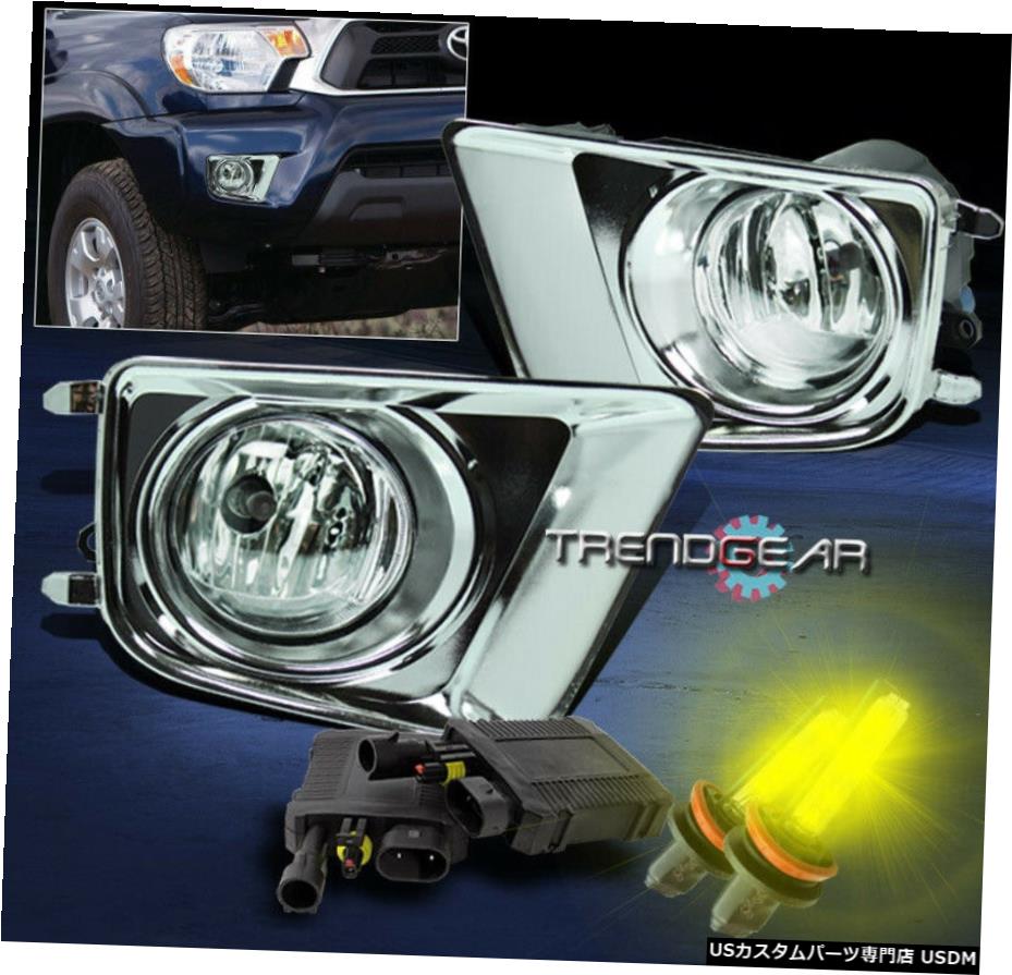 12-15 TOYOTA TACOMA BUMPER DRIVING FOG LIGHT LAMP + 3K HID + CHROME COVER +スイッチの FOR 12-15 TOYOTA TACOMA BUMPER DRIVING FOG LIGHT LAMP+3K HID+CHROME COVER+SWITCH 【並行輸入品】